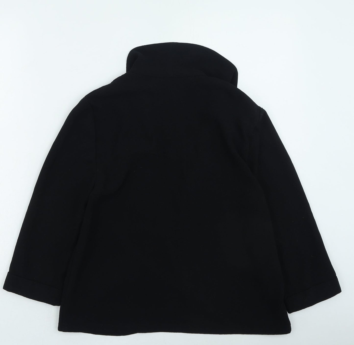 Womens UK Size 10 Marks and Spencer Black Cape Jumper