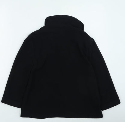 Womens UK Size 10 Marks and Spencer Black Cape Jumper