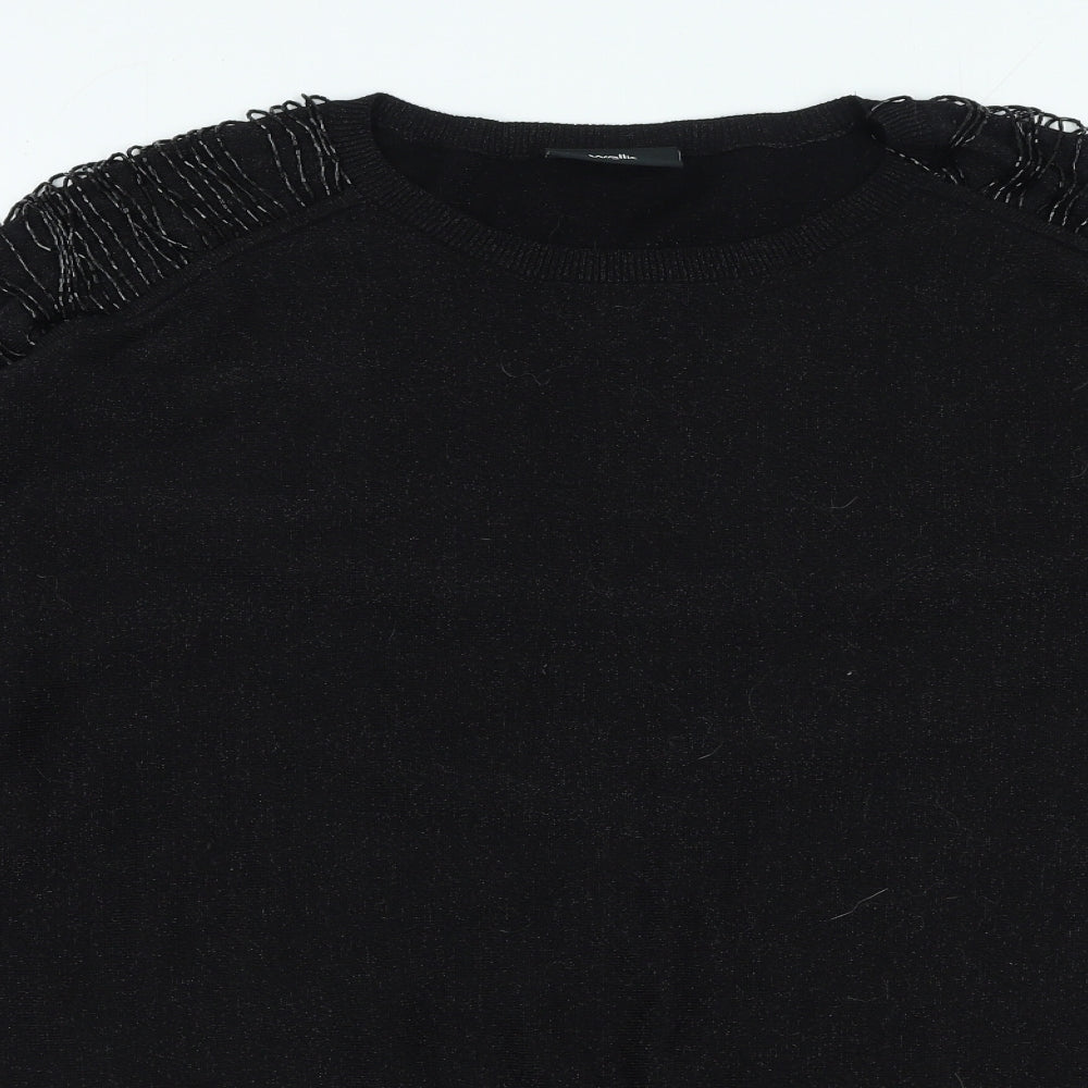 Womens UK Size M Wallis Black Pullover Jumper