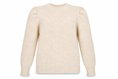 George Womens Beige High Neck Acrylic Pullover Jumper Size L