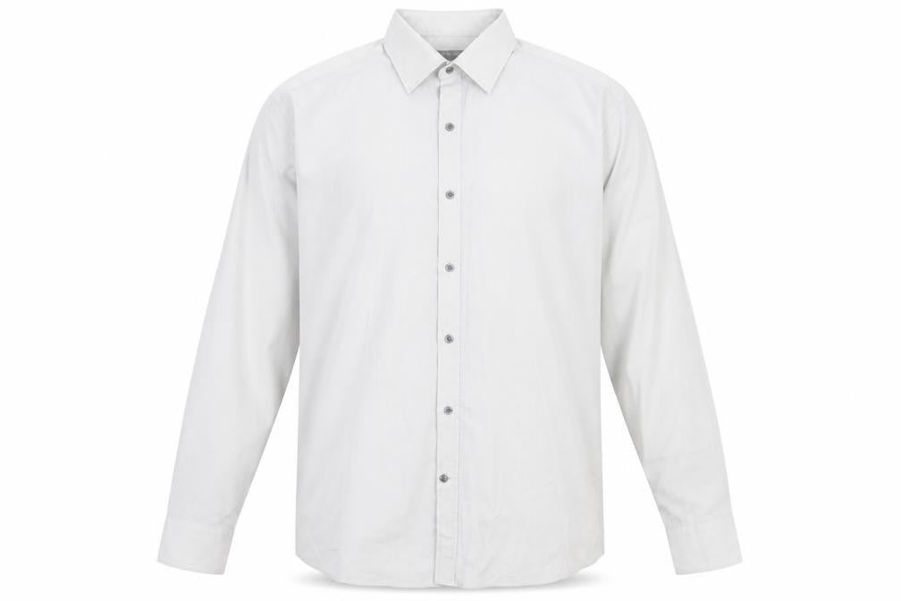 Mens UK Size 17 Jack Reid Grey  Button-Up Long Sleeve Casual Shirt