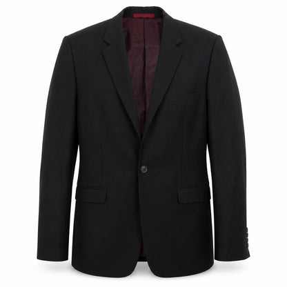 Topman Mens Black Polyester Jacket Suit Jacket Size 40