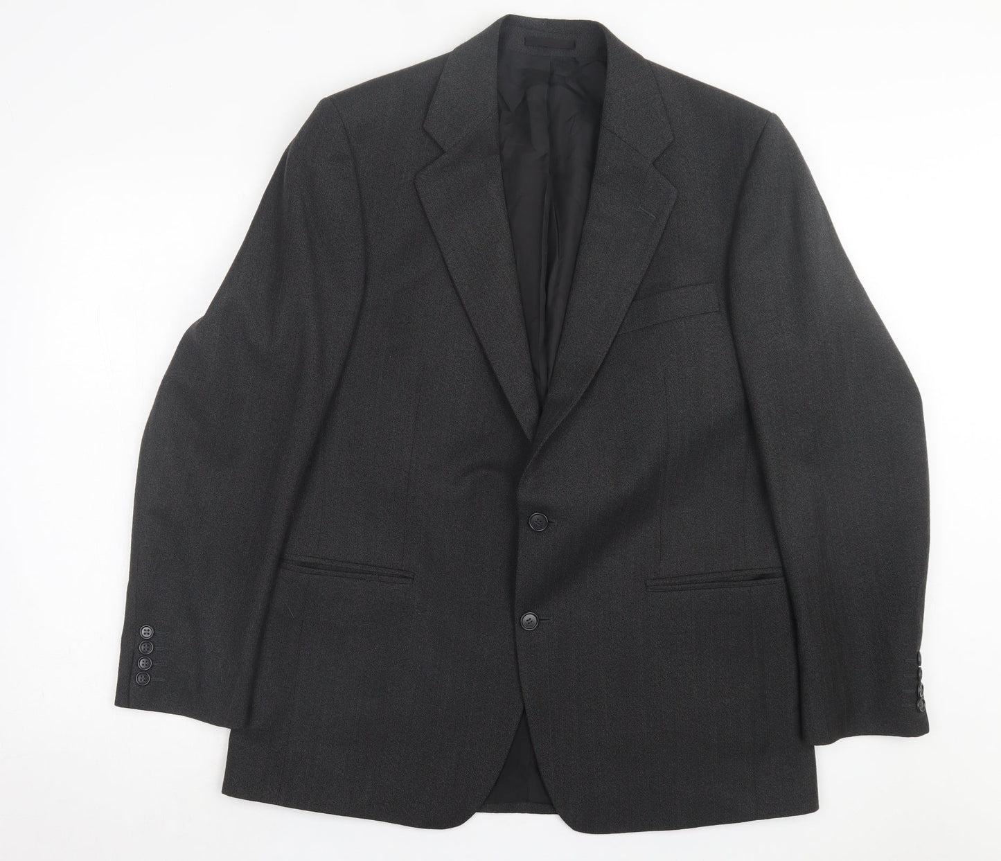 Mens UK Size 40 Preworn Regular Grey Suit Jacket