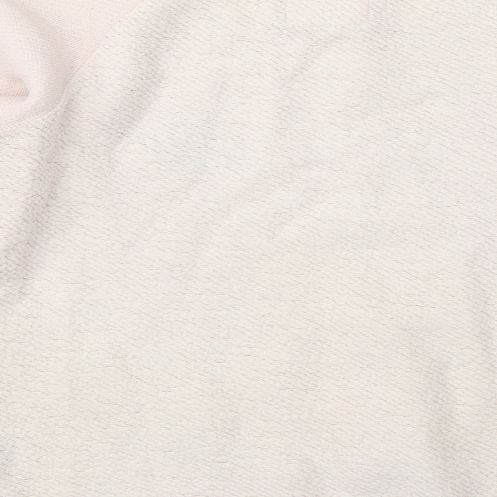 Jack Wills Womens Pink Round Neck Cotton Pullover Jumper Size 8