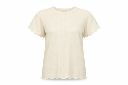 Womens UK Size M Bonmarché Gold Basic T-Shirt