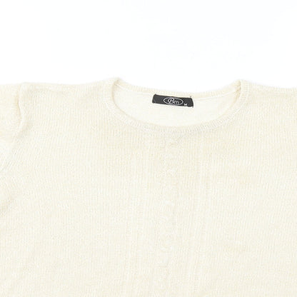Womens UK Size M Bonmarché Gold Basic T-Shirt