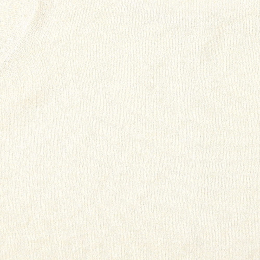 Womens UK Size M Bonmarché Gold Basic T-Shirt