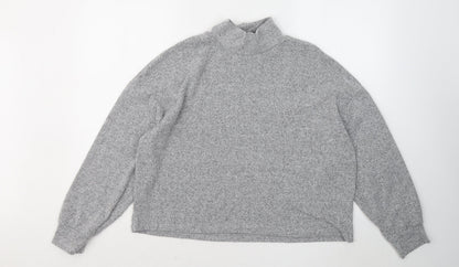 Womens UK Size M New Look Grey Pullover Jumper