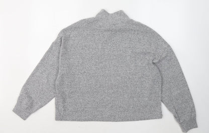 Womens UK Size M New Look Grey Pullover Jumper