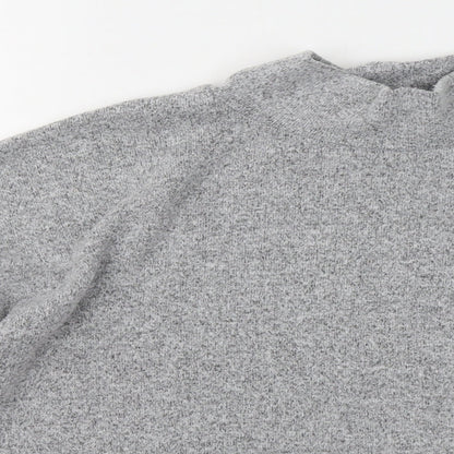 Womens UK Size M New Look Grey Pullover Jumper