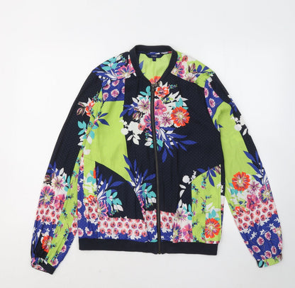 Womens UK Size 8 NEXT Multicoloured Full Zip Hoodie