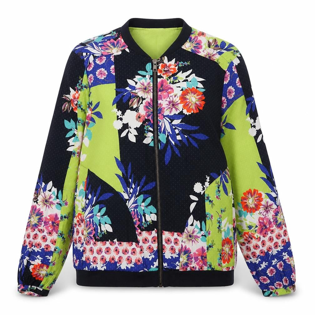 Womens UK Size 8 NEXT Multicoloured Full Zip Hoodie