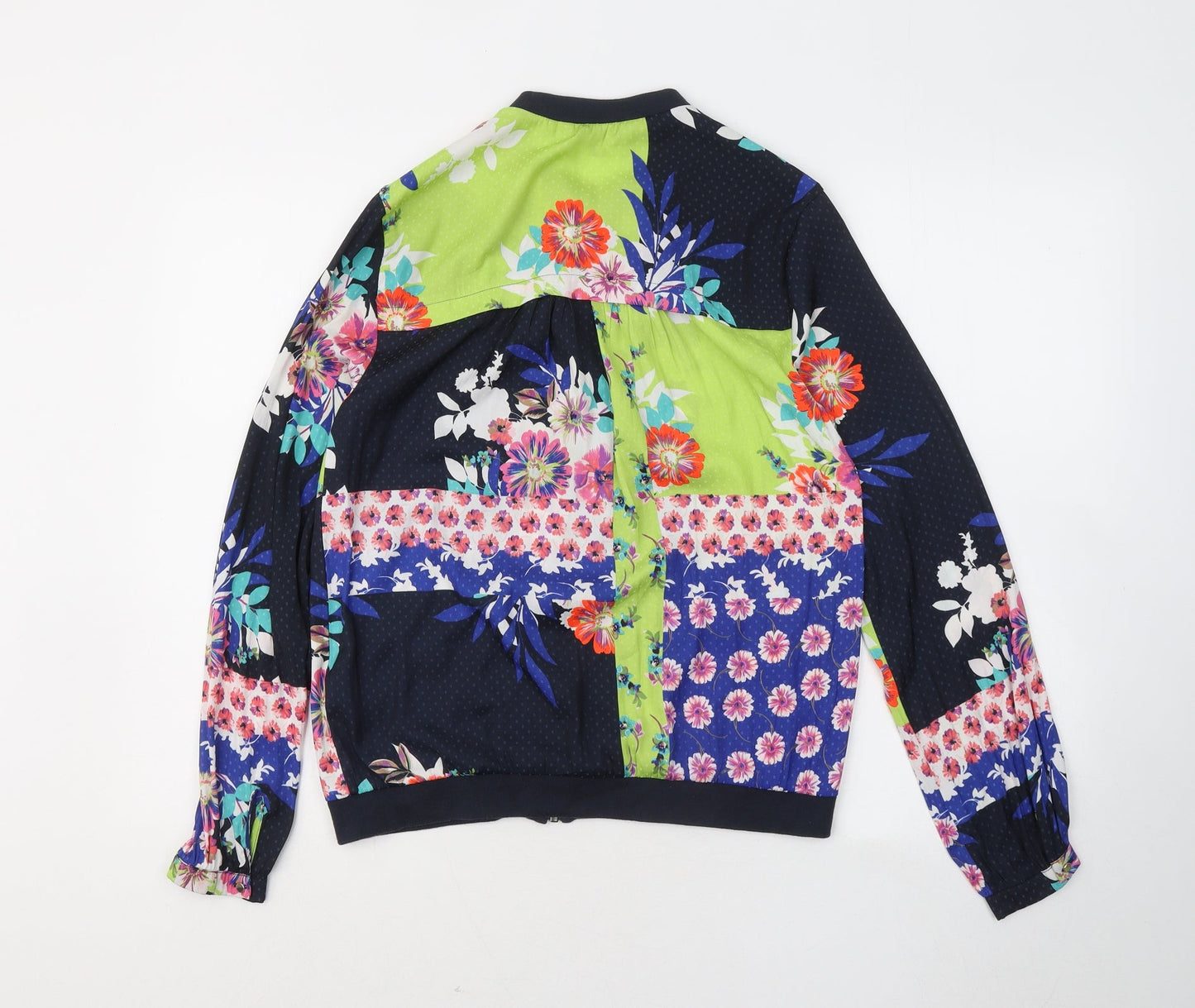 Womens UK Size 8 NEXT Multicoloured Full Zip Hoodie