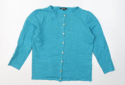 Womens UK Size 12 Bonmarché Blue Pullover Jumper