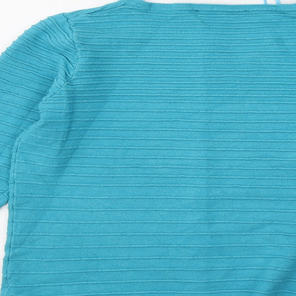 Womens UK Size 12 Bonmarché Blue Pullover Jumper