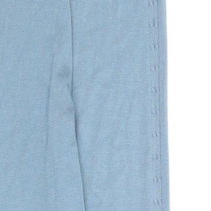 Womens UK Size S Yu & Me Regular Fit Jogger Blue Trousers