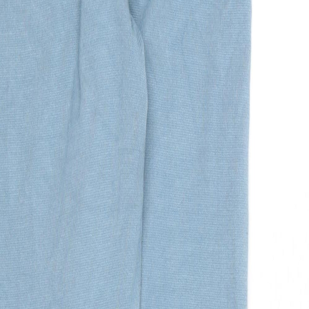 Womens UK Size S Yu & Me Regular Fit Jogger Blue Trousers