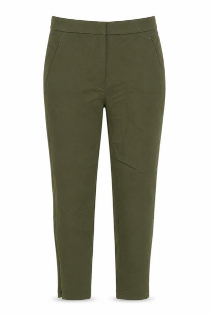 Womens UK Size 8 Marks and Spencer Regular Fit Carrot Green Trousers