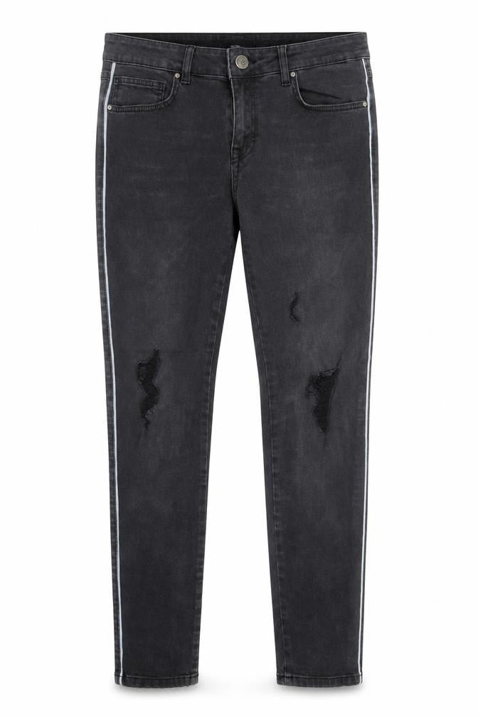 Mens UK Size 32 in JKA Slim Fit Skinny Black Jeans