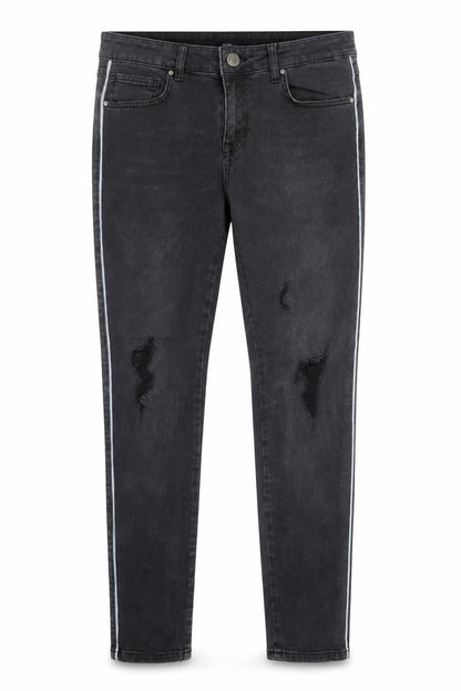 Mens UK Size 32 in JKA Slim Fit Skinny Black Jeans