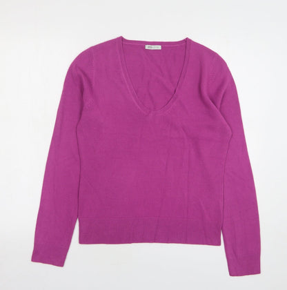 Womens UK Size L MK One Purple Pullover Jumper