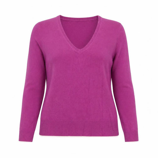 Womens UK Size L MK One Purple Pullover Jumper