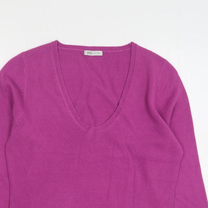 Womens UK Size L MK One Purple Pullover Jumper