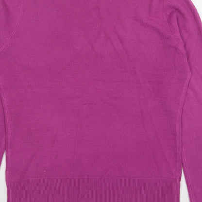 Womens UK Size L MK One Purple Pullover Jumper