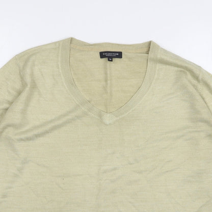 Womens UK Size 16 Debenhams Beige Pullover Jumper