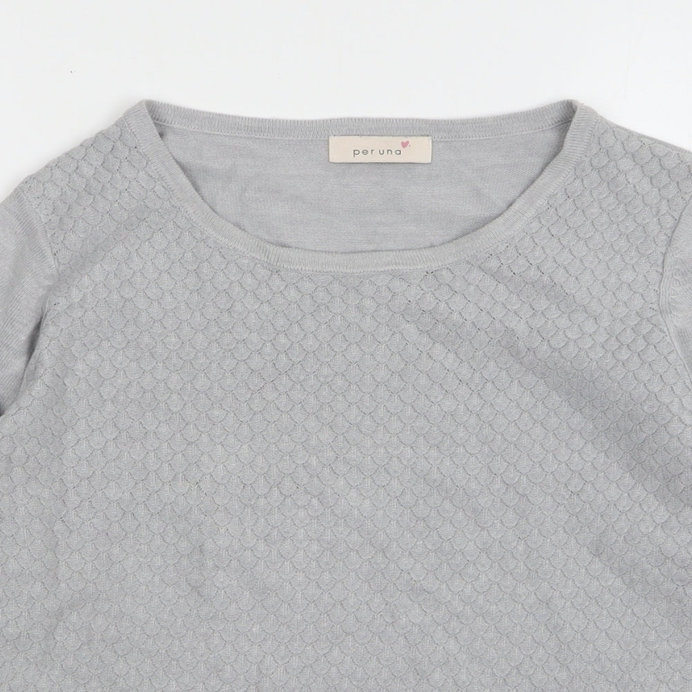 Womens UK Size 12 Marks and Spencer Grey Pullover Jumper