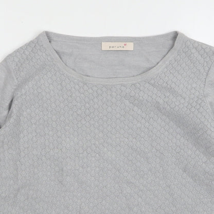 Womens UK Size 12 Marks and Spencer Grey Pullover Jumper