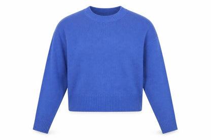 Womens UK Size XS Brave Soul Blue Pullover Sweatshirt