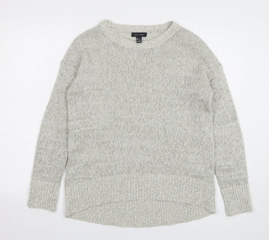 Womens UK Size S New Look Grey Pullover Jumper