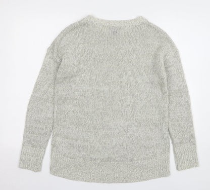 Womens UK Size S New Look Grey Pullover Jumper