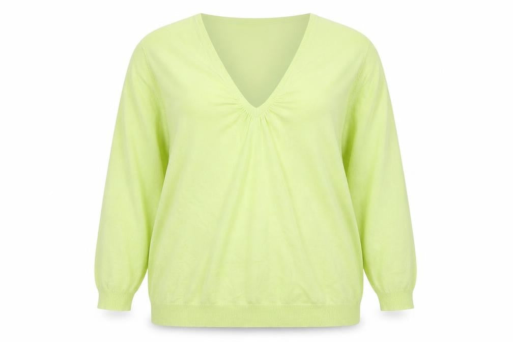 Womens UK Size 18 Marks and Spencer Green Pullover Jumper