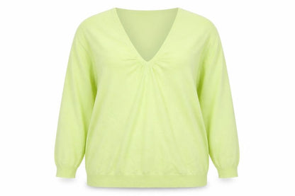 Womens UK Size 18 Marks and Spencer Green Pullover Jumper