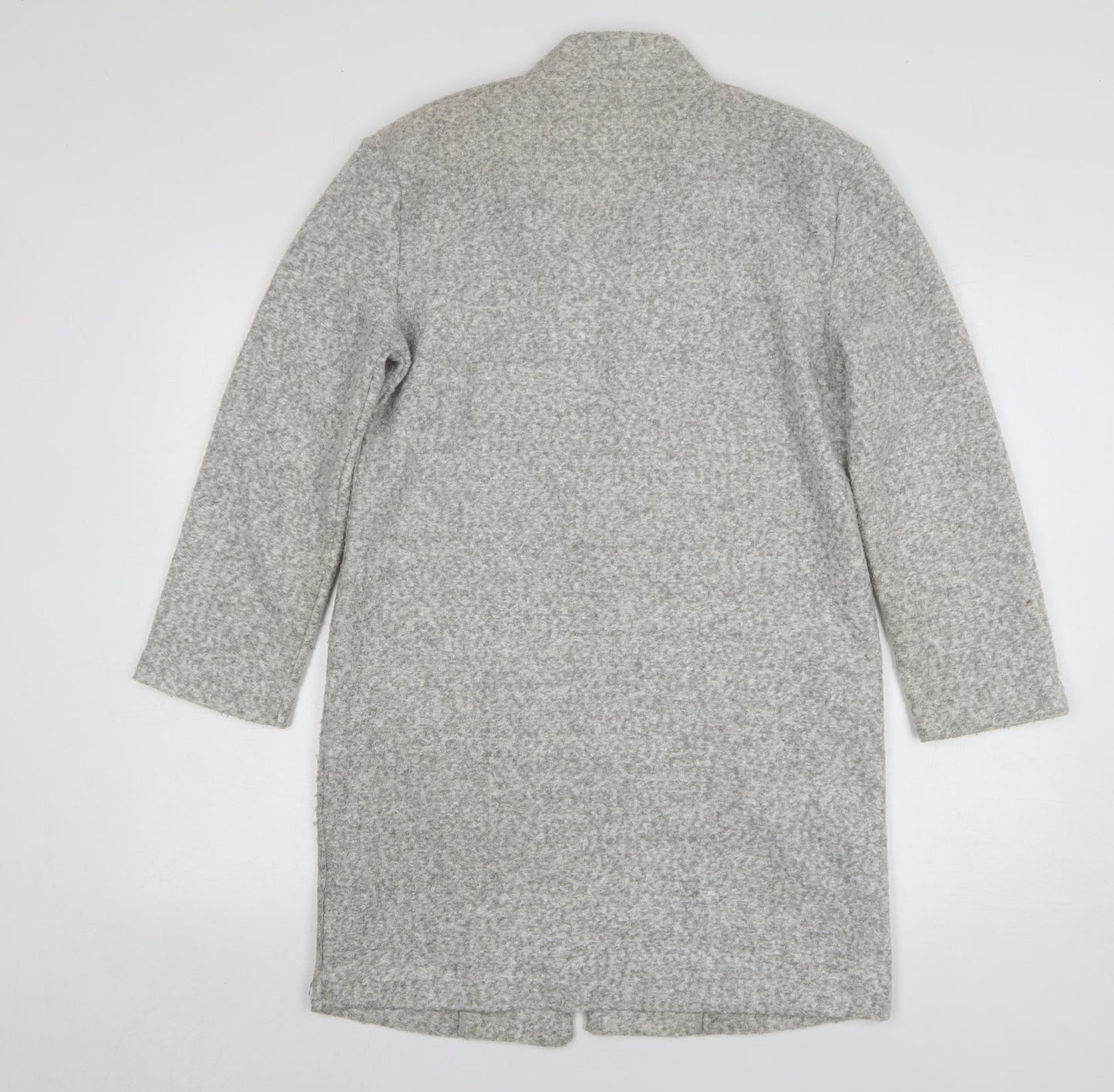 George Womens Grey V-Neck Polyester Cardigan Jumper Size 8