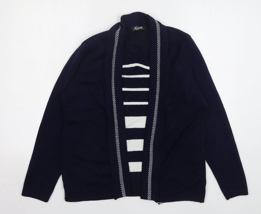 Womens UK Size M Alexara Blue Cardigan Jumper