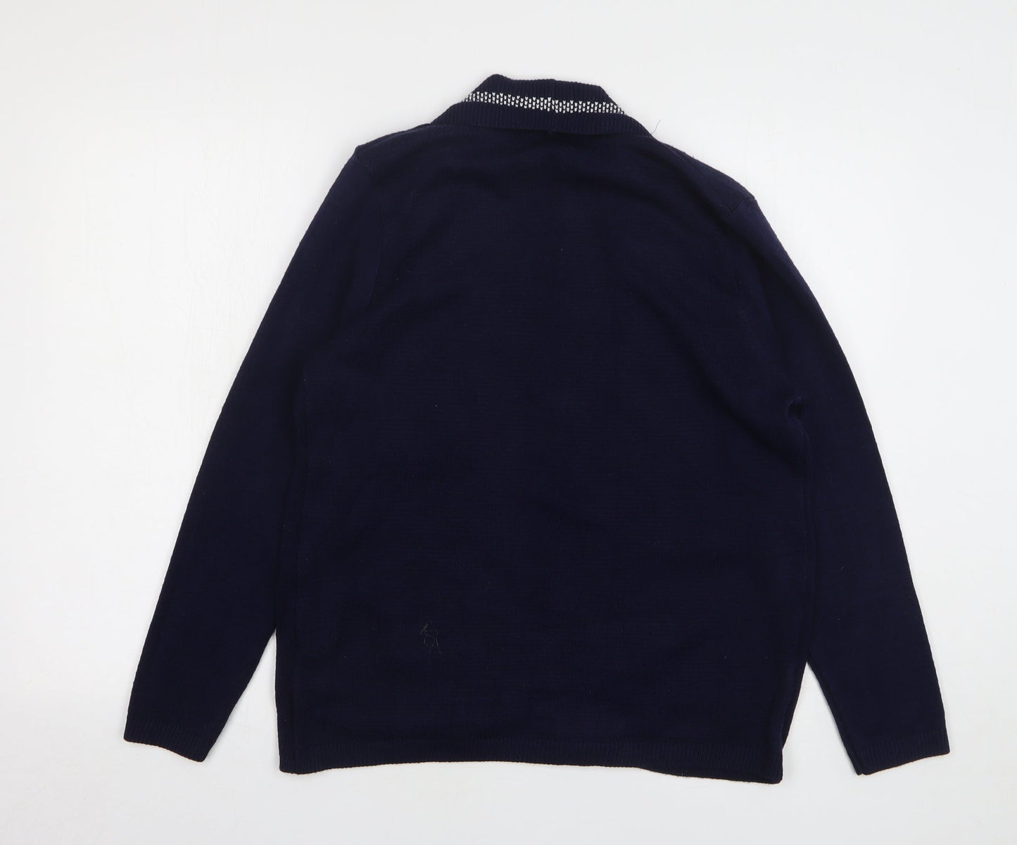 Womens UK Size M Alexara Blue Cardigan Jumper