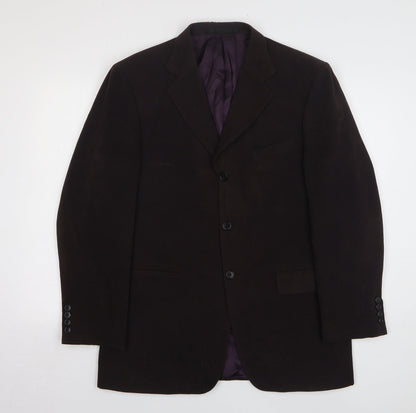 Mens UK Size 40 Impressions Regular Brown Suit Jacket