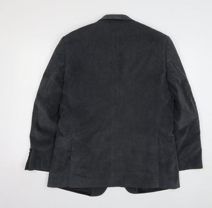 Mens UK Size 40 Brook Taverner Regular Grey Suit Jacket