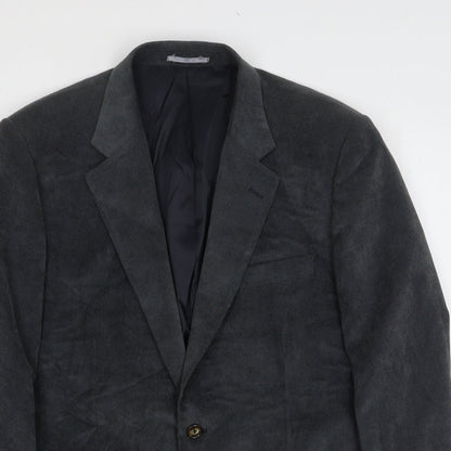Mens UK Size 40 Brook Taverner Regular Grey Suit Jacket