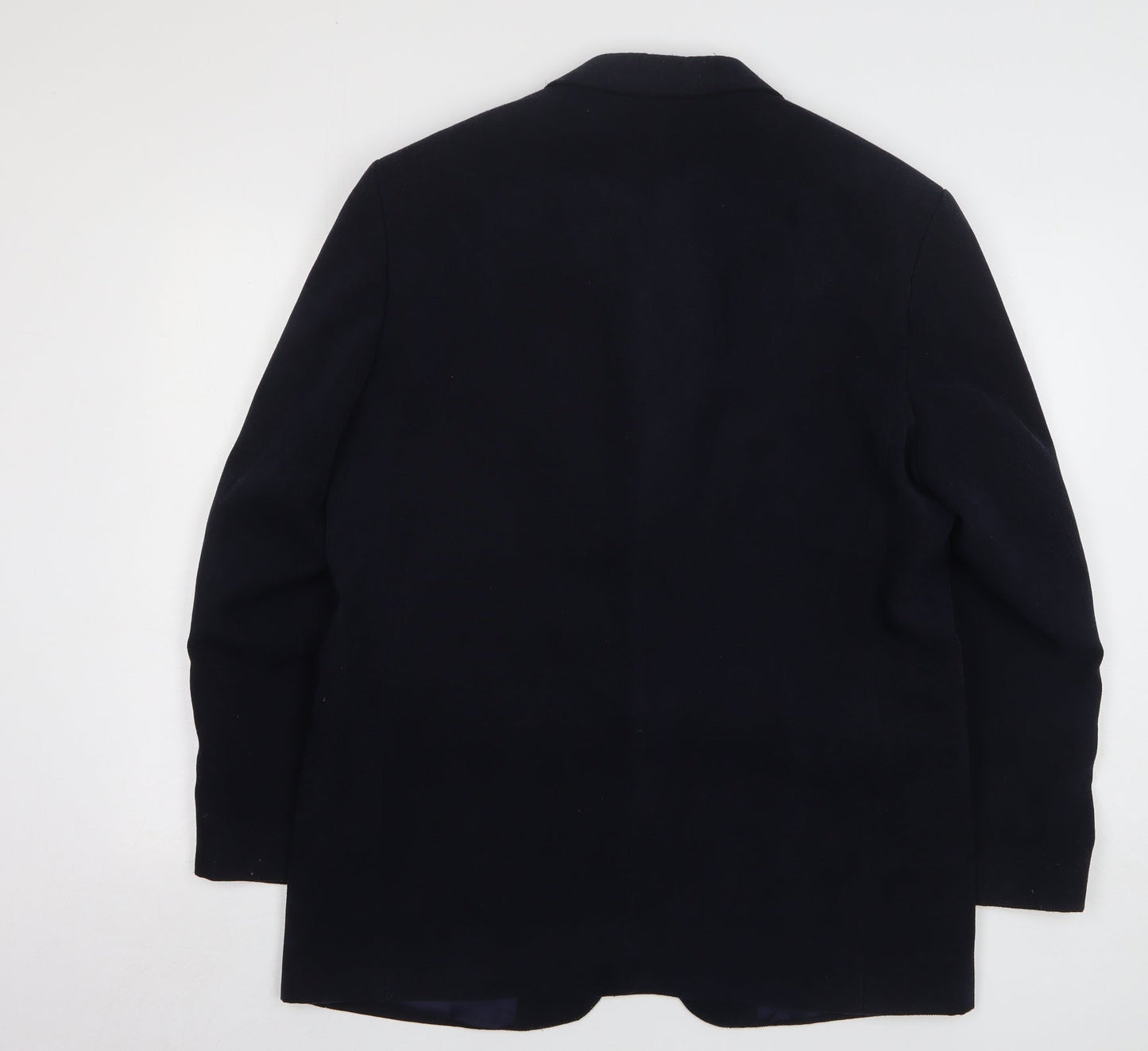 Seconds Mens Blue Polyester Jacket Suit Jacket Size 42