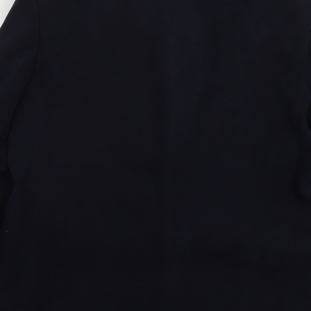 Seconds Mens Blue Polyester Jacket Suit Jacket Size 42