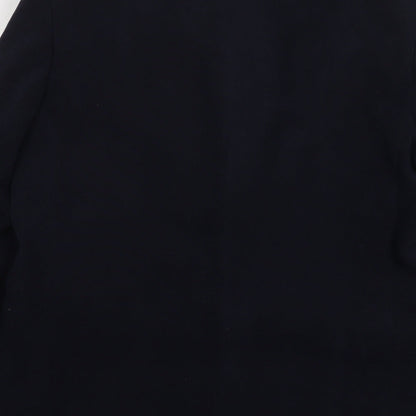 Seconds Mens Blue Polyester Jacket Suit Jacket Size 42