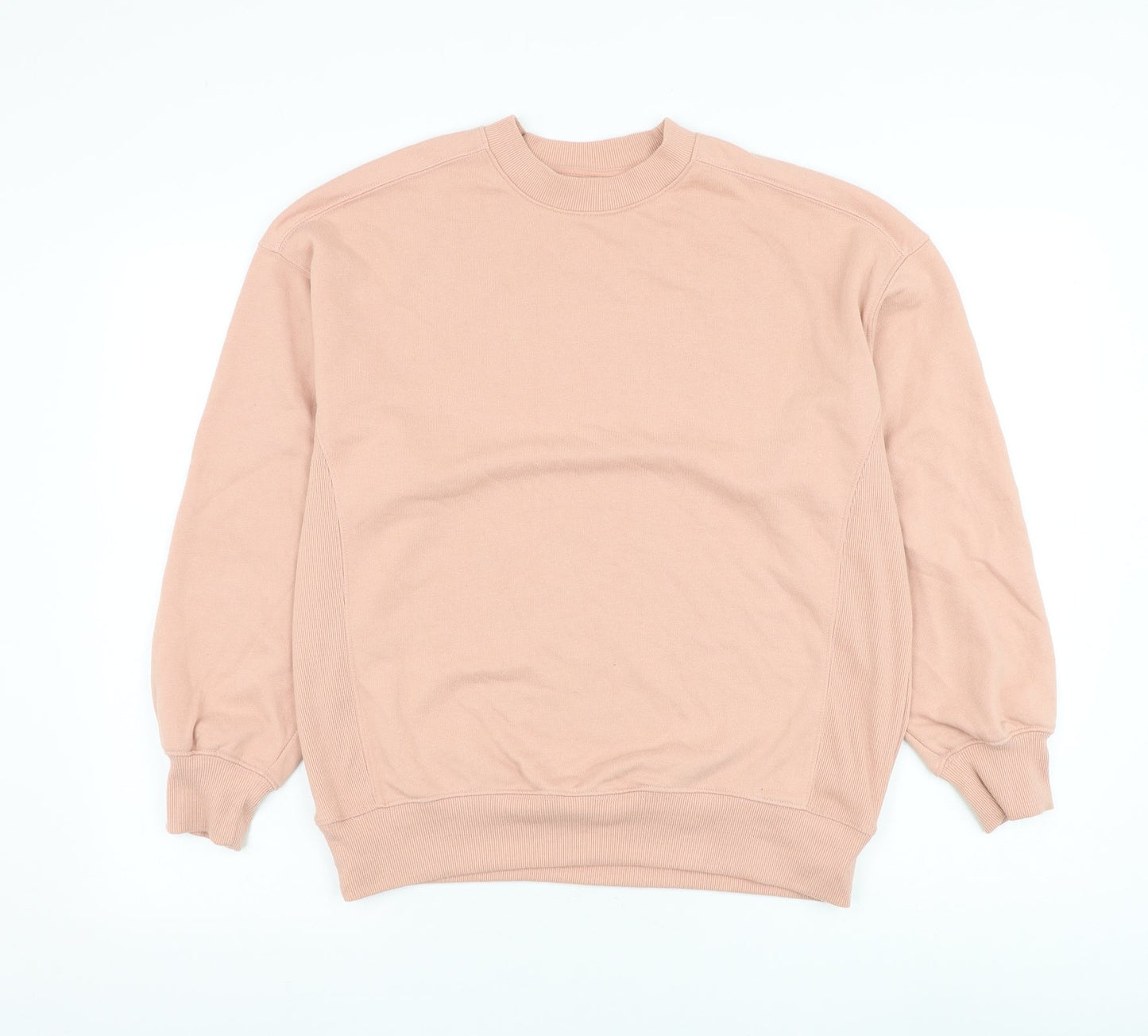 Primark Womens Pink Cotton Pullover Sweatshirt Size 4 Pullover