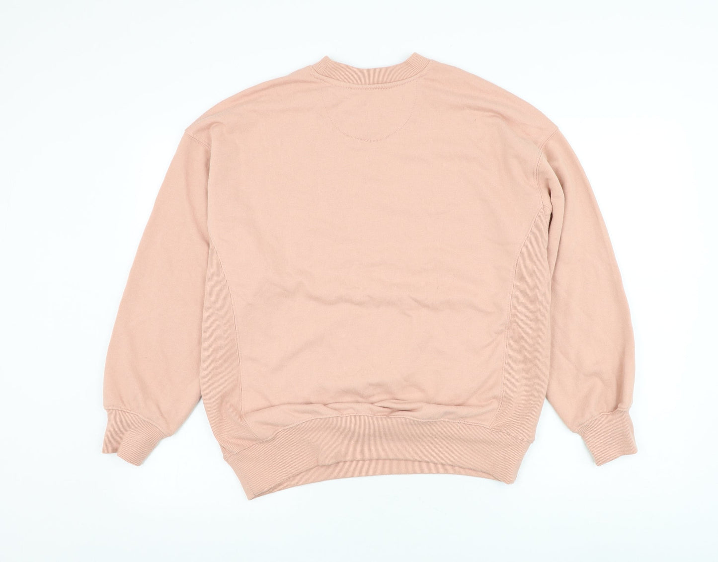 Primark Womens Pink Cotton Pullover Sweatshirt Size 4 Pullover
