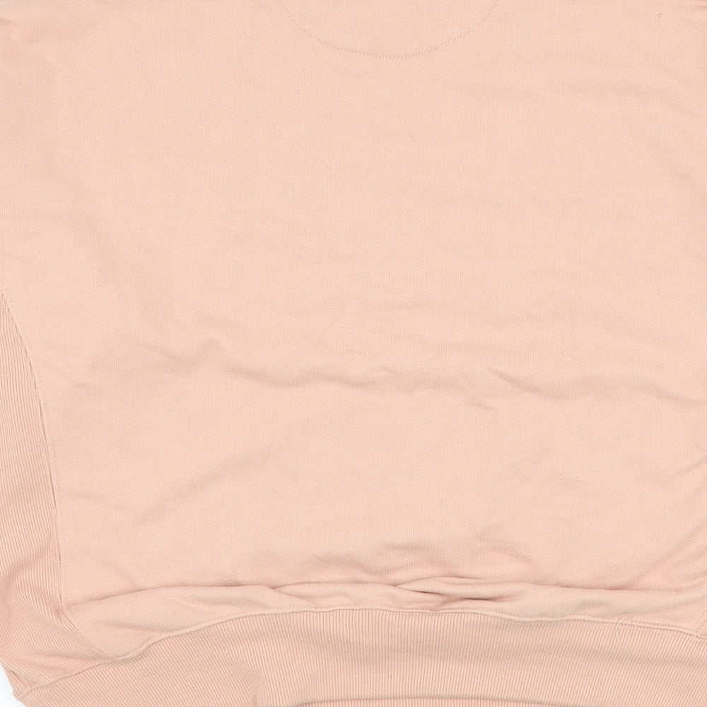 Primark Womens Pink Cotton Pullover Sweatshirt Size 4 Pullover