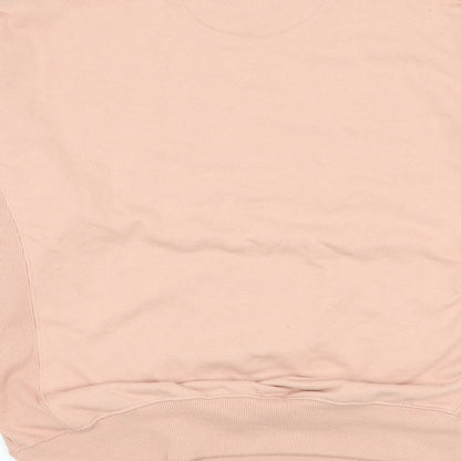 Primark Womens Pink Cotton Pullover Sweatshirt Size 4 Pullover