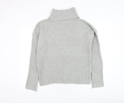 Womens UK Size M Brave Soul Grey Pullover Jumper
